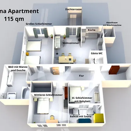 Residenz - Suedvorstadt Lägenhet Leipzig